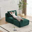 Canapé modulaire en mousse à mémoire de forme moderne, méridienne simple pour le salon, canapé modulaire Cloud pour animaux de compagnie, tissu en velours côtelé, repose-pieds mobile, sans assemblage requis, vert-749113879