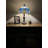 Lowell Tiffany Table Lamp Blue Stained Glass Dragonfly LED Bulb Included 12"W 12"D 19"H