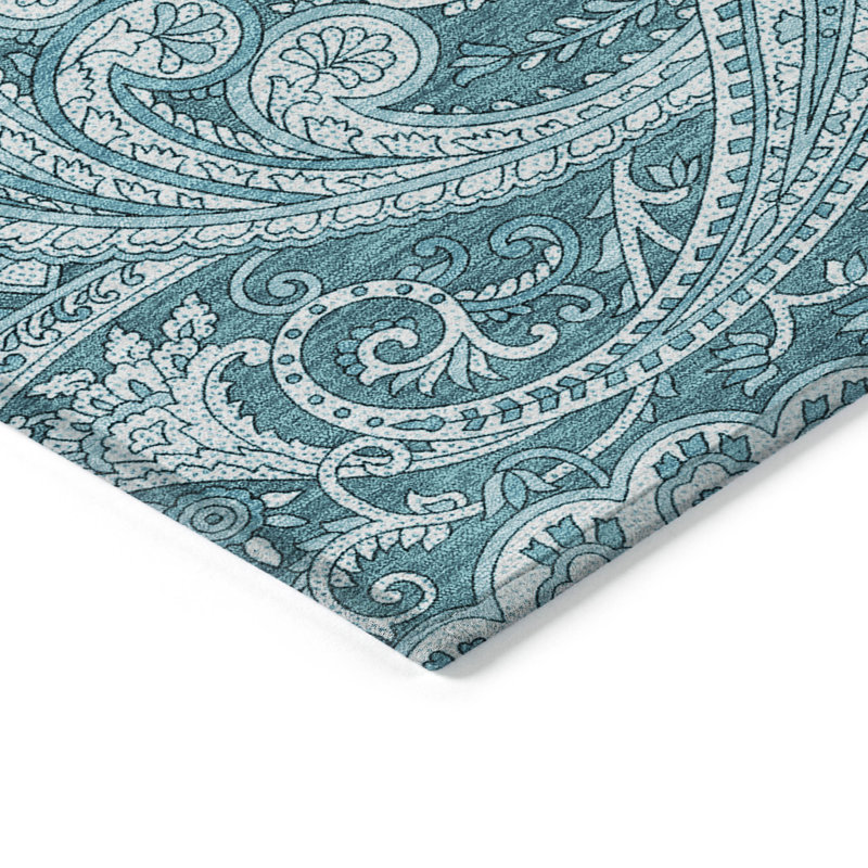 Tapis intérieur / extérieur Cresley avec envers antidérapant, Rond 8 pi