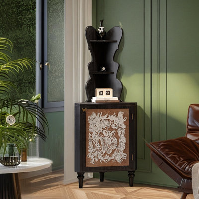 French-style creative design accent cabinet.