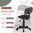 Modern PU Leather Adjustable Swivel Office Chair with Diamond Stitching-1650474990