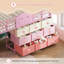 Lit mezzanine simple simple avec 9 tiroirs de rangement et tablettes pour escalier Lit mezzanine pour enfants avec espace de rangement sous le lit-257142884-257142906