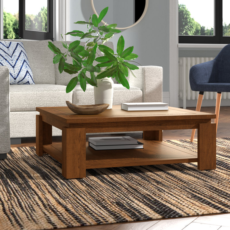 Four Leg Coffee Table, Brown