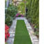  Tapis de couloir intérieur / extérieur vert artificiel 2 pi x 12 pi-1050420031