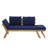 Geil 82.9'' Wide Straight Acacia Patio Daybed with Cushions-1286754077