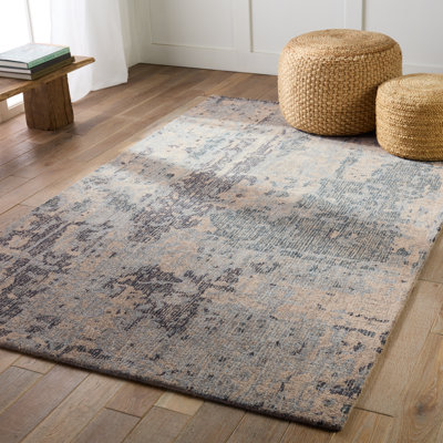 Tapis gris / beige Endicott