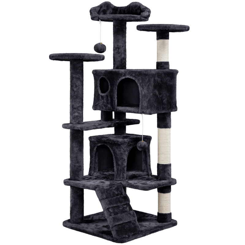 139cm  Cat Tree, Black