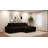 Wallburg Upholstered Reversible Chaise Sectional Sofa Chocolate-408152018-408152012