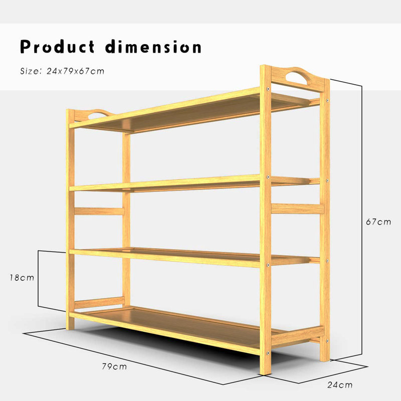 16 Pair Shoe Rack