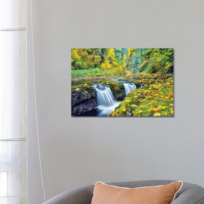 Tiny Falls 1 Piece Wrapped Canvas Wall Art