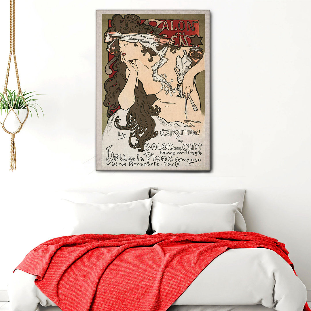 Leinwandbild Salone Dei Cento von Alfons Mucha