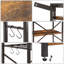 Houon 58cm Metal Standard Baker's Rack with Microwave Compatibility with Wine Bottle Storage-104791856