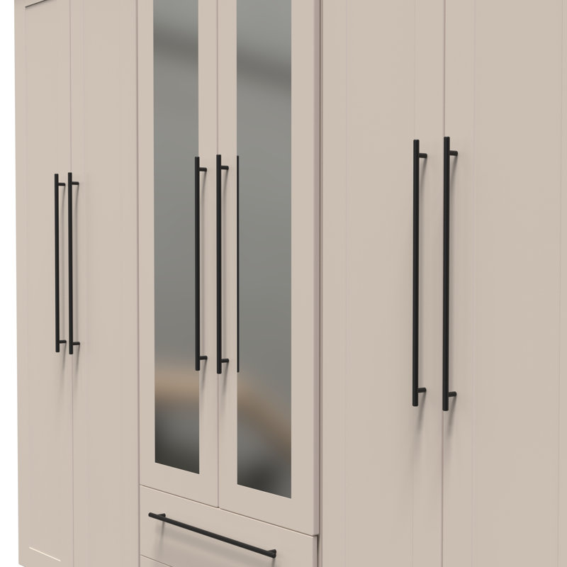 Fully Assembled 3 Door Wardrobe, Kashmir