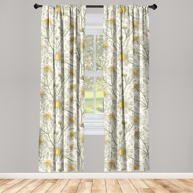 Semi Sheer Curtain Pair