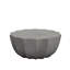 Table basse d'extérieur moderne imperméable 35,43 po - Conception en ciment durable Mgo
