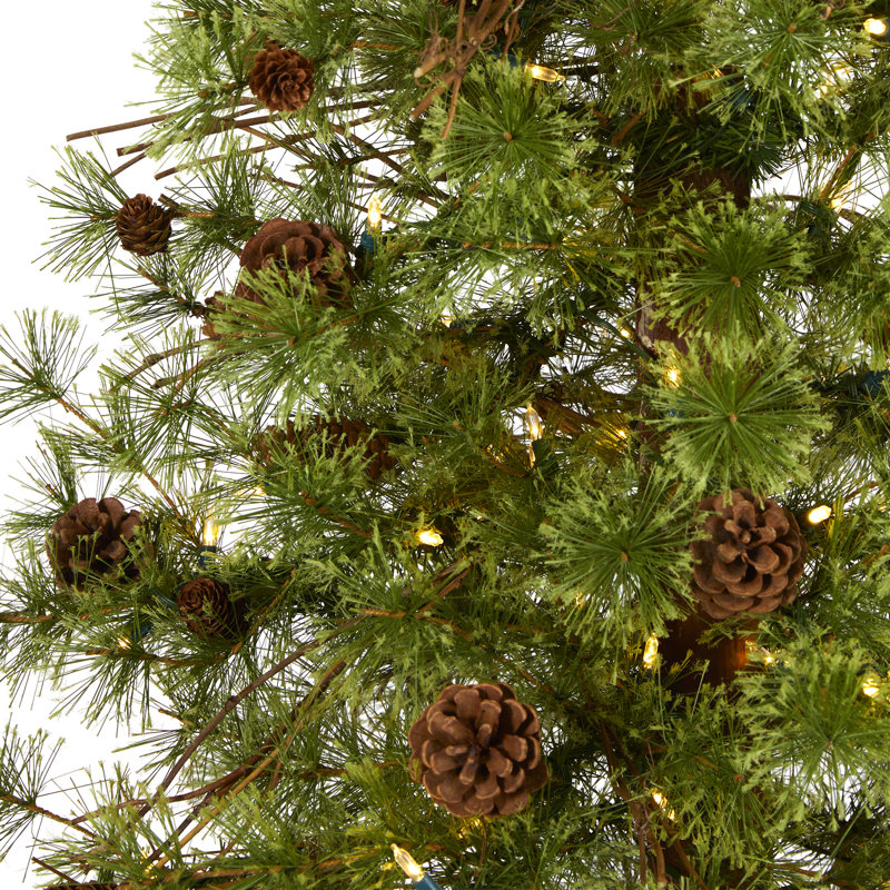Lighted Artificial Christmas Tree, 6' H