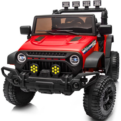 24V Kids Ride on Toy, Ride on Truck Electric Car for Kids with Remote Control, Bluetooth