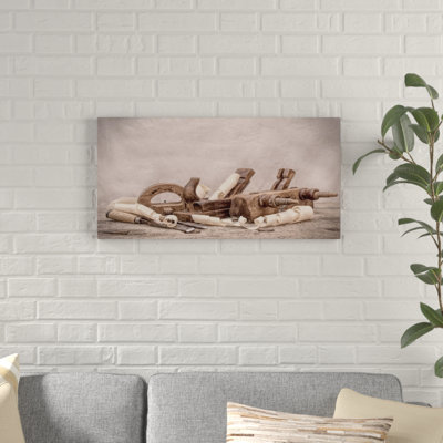 Vintage Woodworking Carpenter Tools - Wrapped Canvas Graphic Art Print -  Williston Forge, 43ECAB1D123740E79C7A4E7F00E6B9EE
