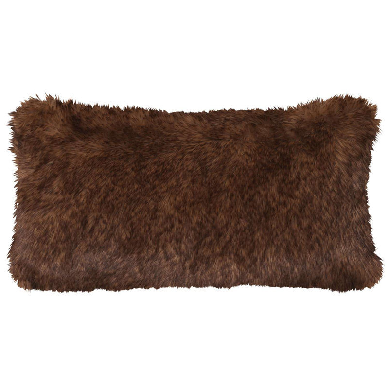 Wooded River Cave Bear Pillow - 14x26
