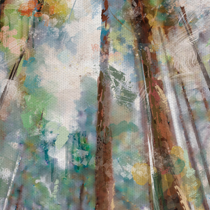 «Forest Colors», reproduction d'art sur toile sans cadre, H 24 po x l 36 po x P 1,5 po