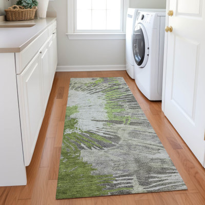 Kaylani Washable Abstract Indoor / Outdoor Rug