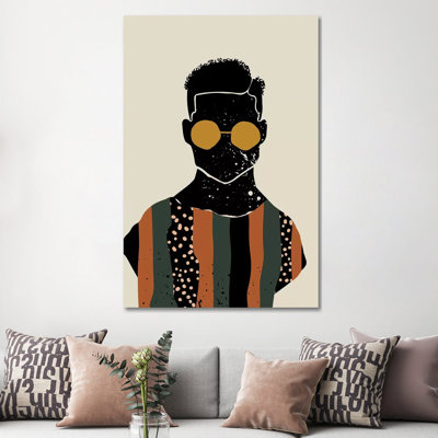 Black Hair VII - impression d'art graphique