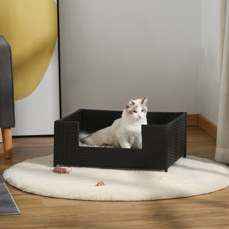 Hess Polyester Pet Bed, Black