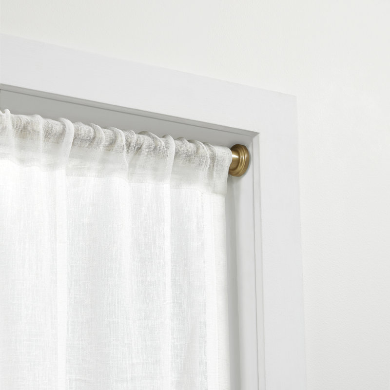 Dawnview Exclusive Home Tension Rod, Adjustable, 36"- 63", Gold