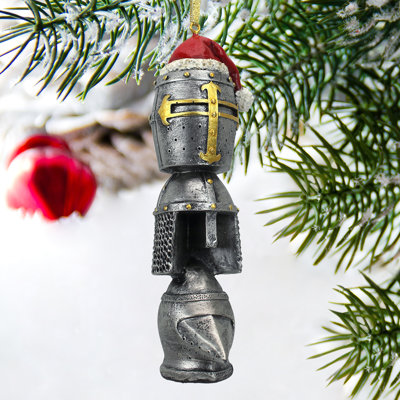 Medieval Helms Totem Hanging Figurine Ornament