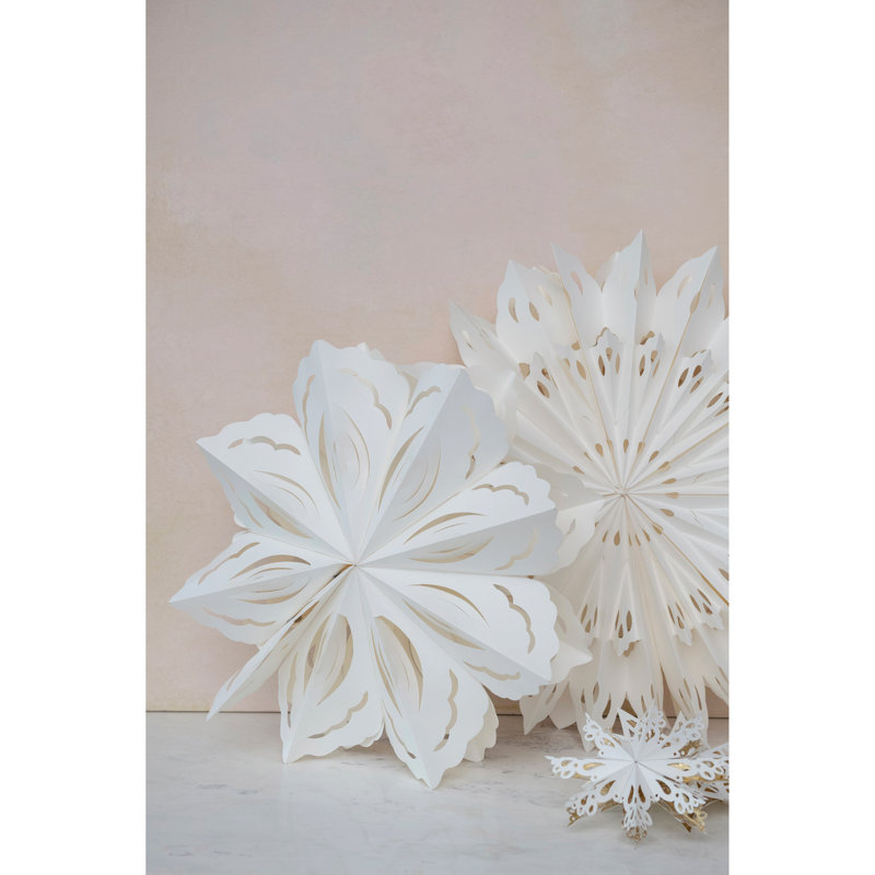25" Paper Snowflake Ornament