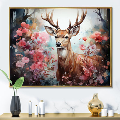 Cerf, forêt mystique - impression