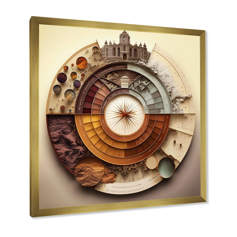 «Caclulation The Universe Spiral Illustration I», reproduction sur toile, H 24 po x l 24 po x P 1 po, Cadre simple noir