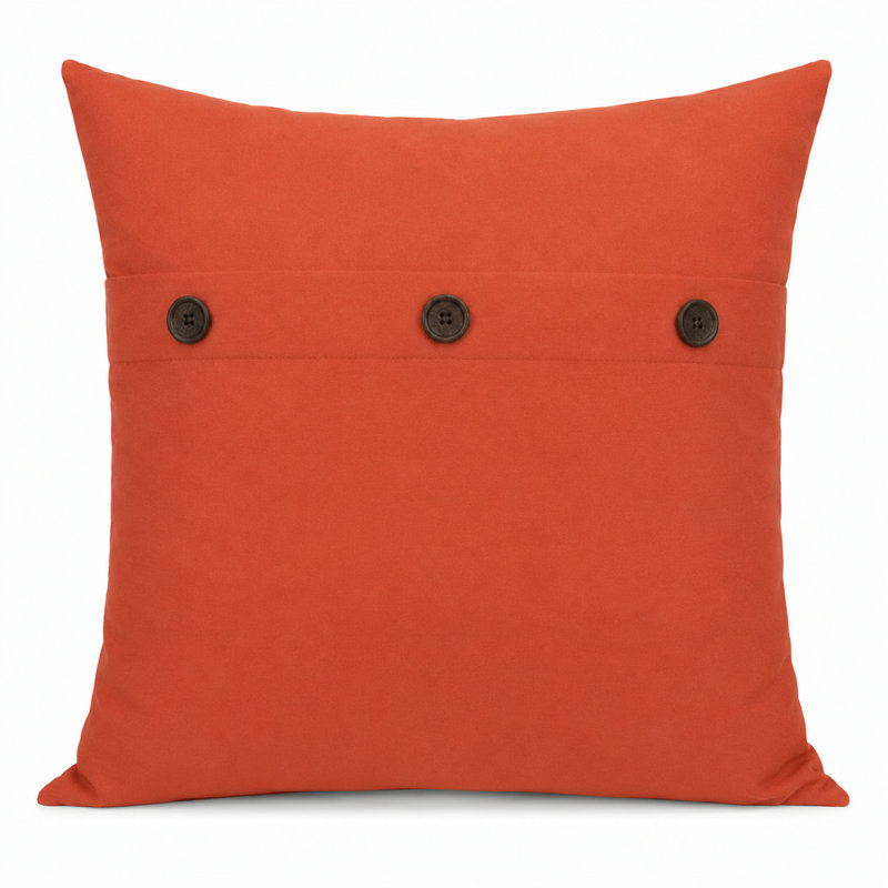 Coussin uni 20 po, Citrouille