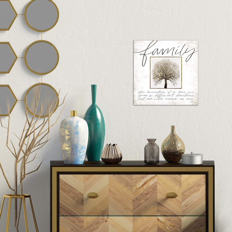 Family Tree - Wrapped Canvas Print, Wrapped Canvas, 45.72 cm H x 45.72 cm W x 1.91 cm D