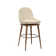 Harper Swivel Upholstered Counter Stool with Solid Wood Frame