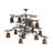 Koury 12 - Light Dimmable Tiered Chandelier