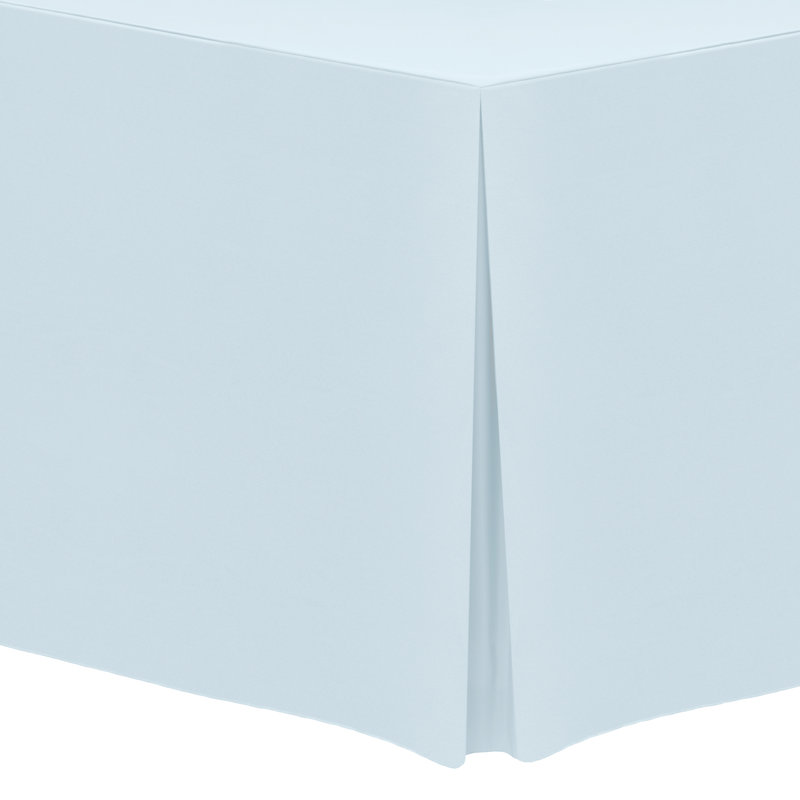 Solid Color Tablecloth, 72" x 18", 3, Ice Blue