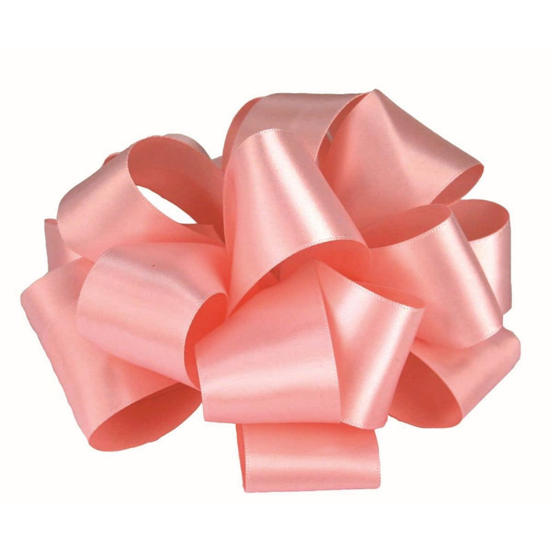 Ruban double face, Rose clair