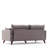 Modern 3-Seat Sofa Bed, Brown, 82.3 x 33.5 x 31.9 inches | FIR Tree & MDF Frame, 100% Polyester Fabric | Easy Clean, Comfortable 28 DNS Foam Seating, Perfect for Living Room & Guest Room, Scandinavian Design