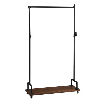 Nemhauser Iron Rolling Clothing Rack