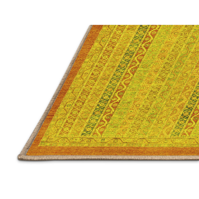 Hardisty Washable Chevron Indoor Rug, Rectangle 2' x 3'