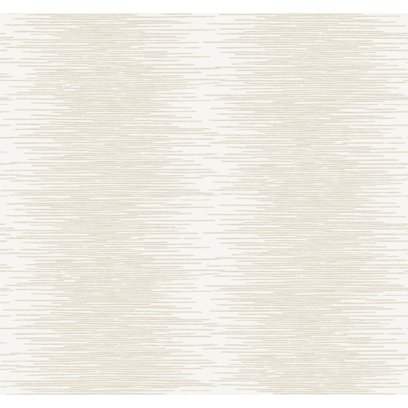 Papier peint à colonnes métalliques blanc Opérette, Blanc