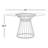 Ashyla Round Glass Top Dining Table-1078082842