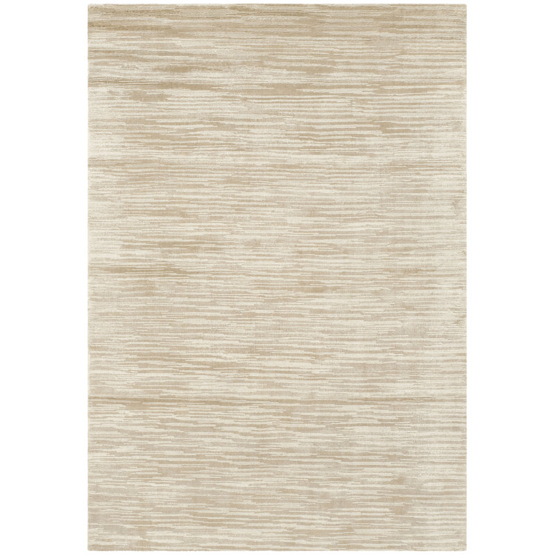 Tapis beige tissé à la main Mcelroy, Rectangle 4 pi x 6 pi