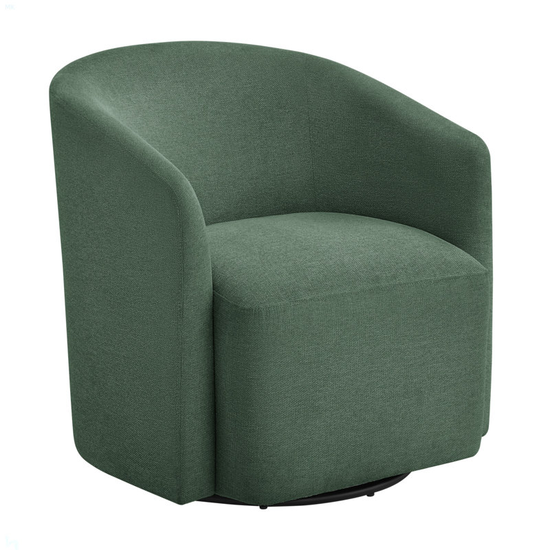 Fauteuil demi-tonneau Modern, Vert