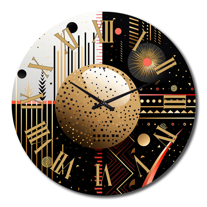 Horloge murale Boho Chic Bliss, Très grand