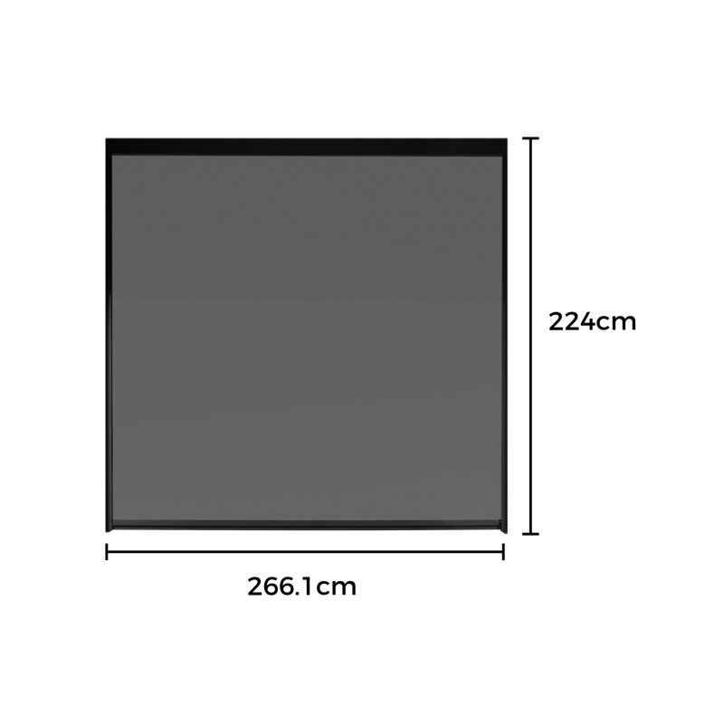 Pergola Accessory Side Screen, 224cm H x 266cm W x 0.15cm D