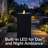 Rectangular Polystone LED Outdoor Bubble Fountain - Black-896376559-896376558