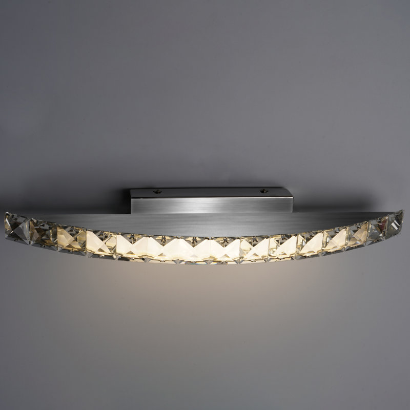 Modern Led Flush Mounted Wall Sconces Crystal Vanity Light