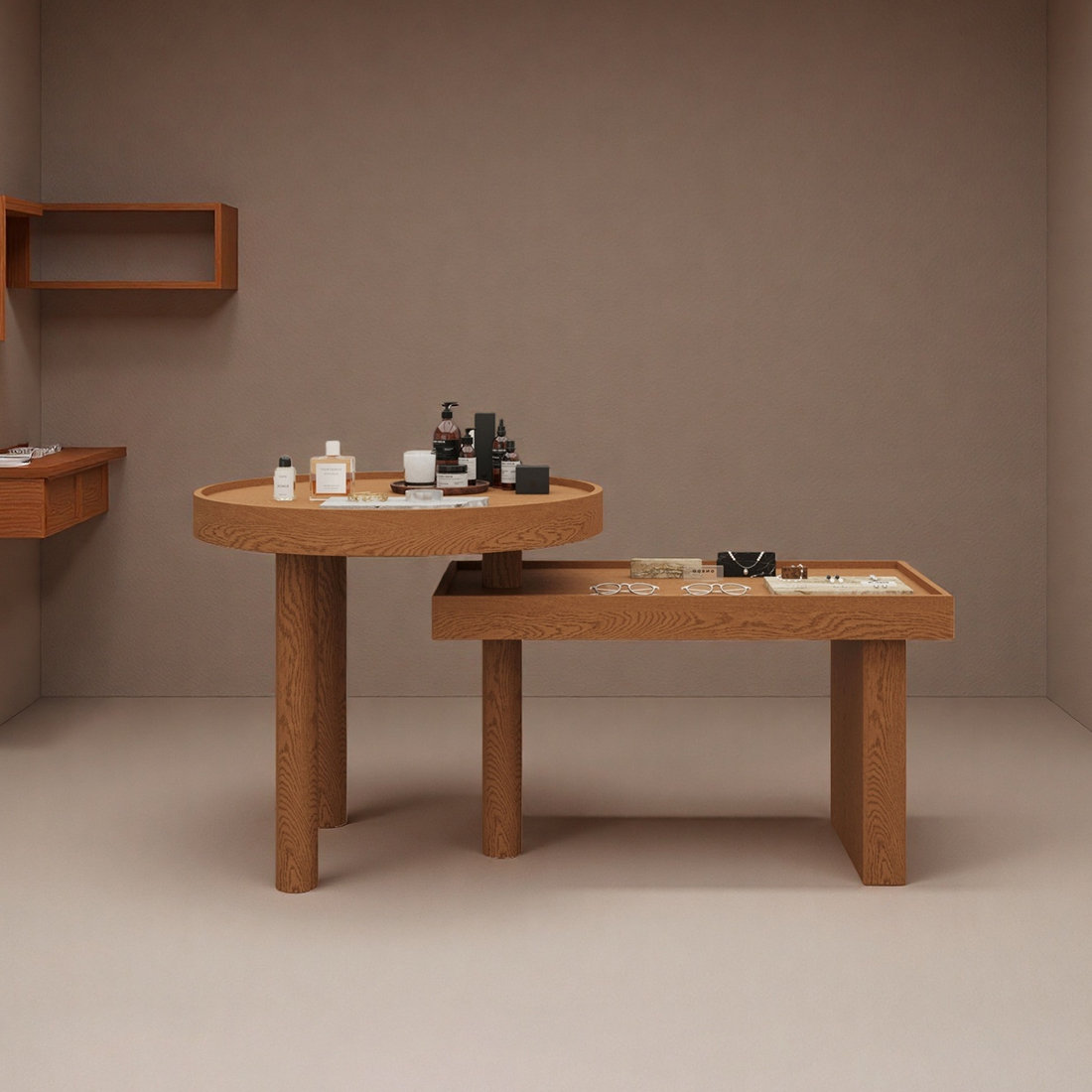 Orren Ellis Versatile Round & Rectangular Display Stand - Wayfair Canada